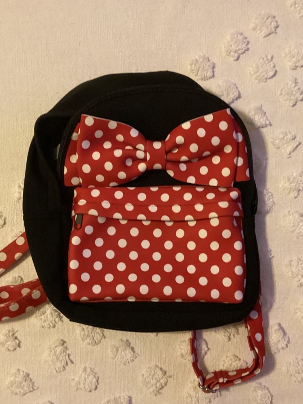 Minnie Mouse mini backpack adjustable straps
